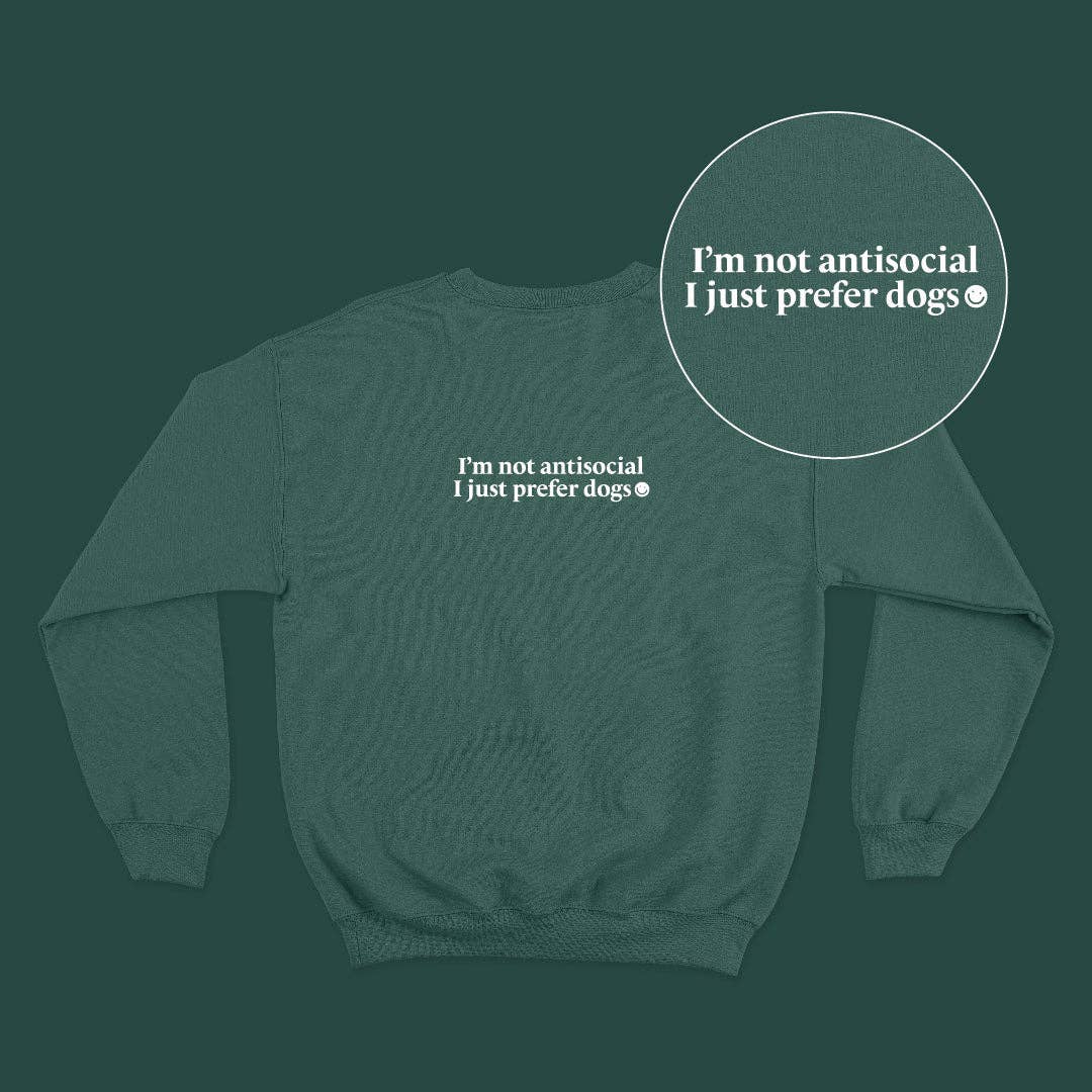 Just Prefer Dogs Crewneck