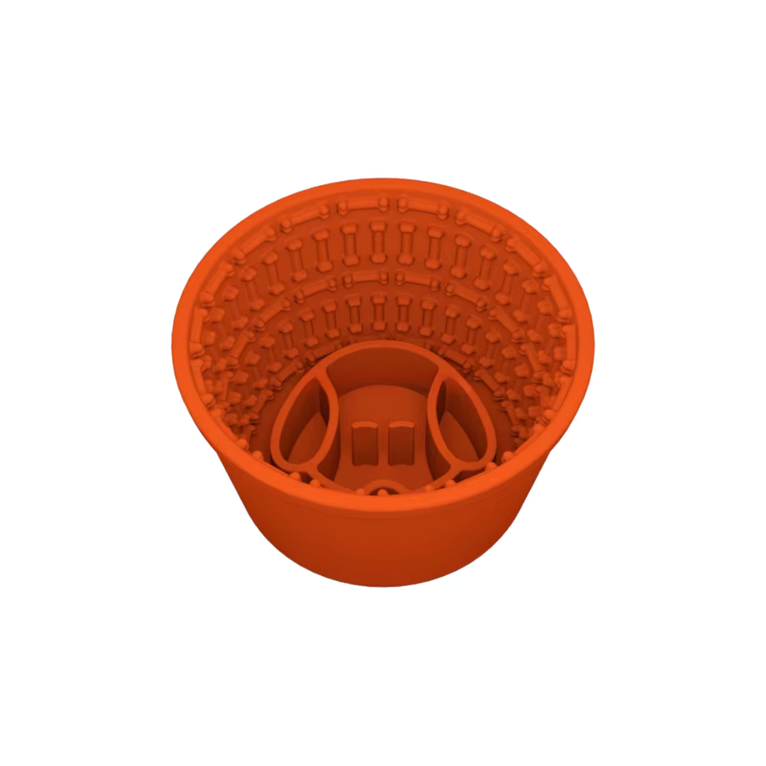 Chill-Out Canine Chow Bowl | Slow-Feeding Pot with Suction
