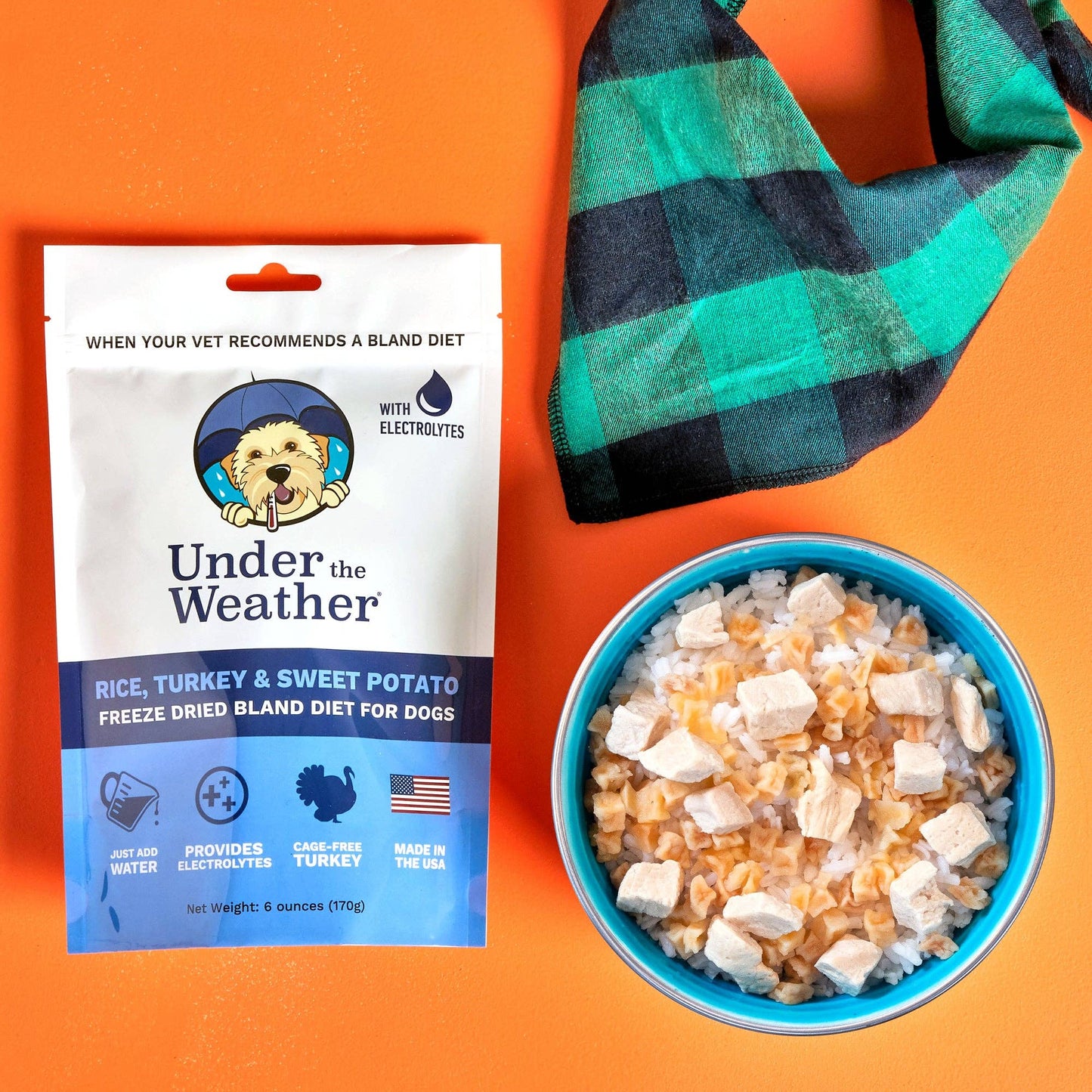 Turkey, Rice, & Sweet Potato Bland Diet For Dogs