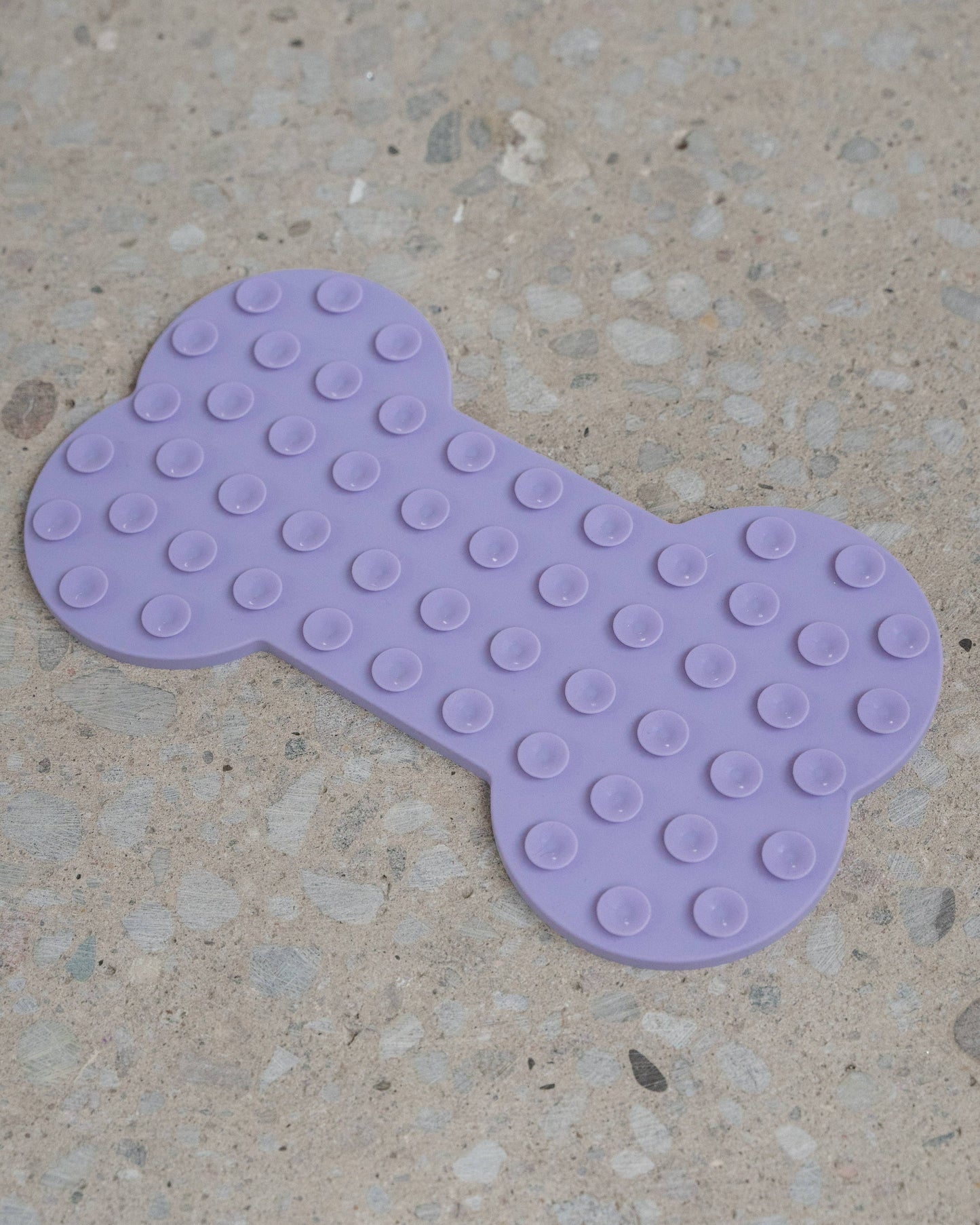Lilac Dog Bone Enrichment Lick Mat