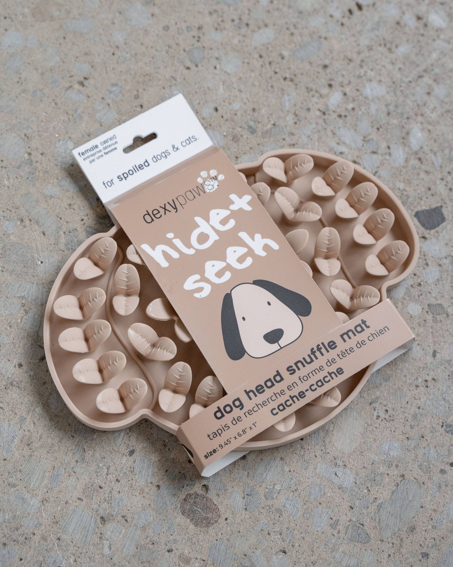 Nude Dog Head Enrichment Snuffle Mat